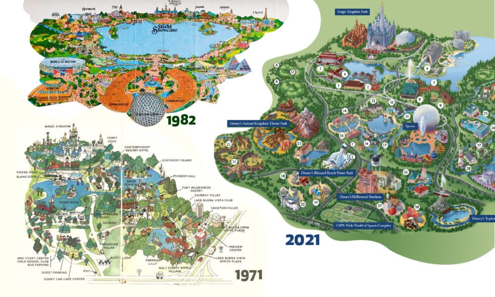 Full Disney World Map Mapped: The 50-Year Evolution Of Walt Disney World - Wp Guy News